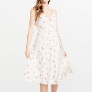 Abercrombie and Fitch Floral Wrap-On Dress